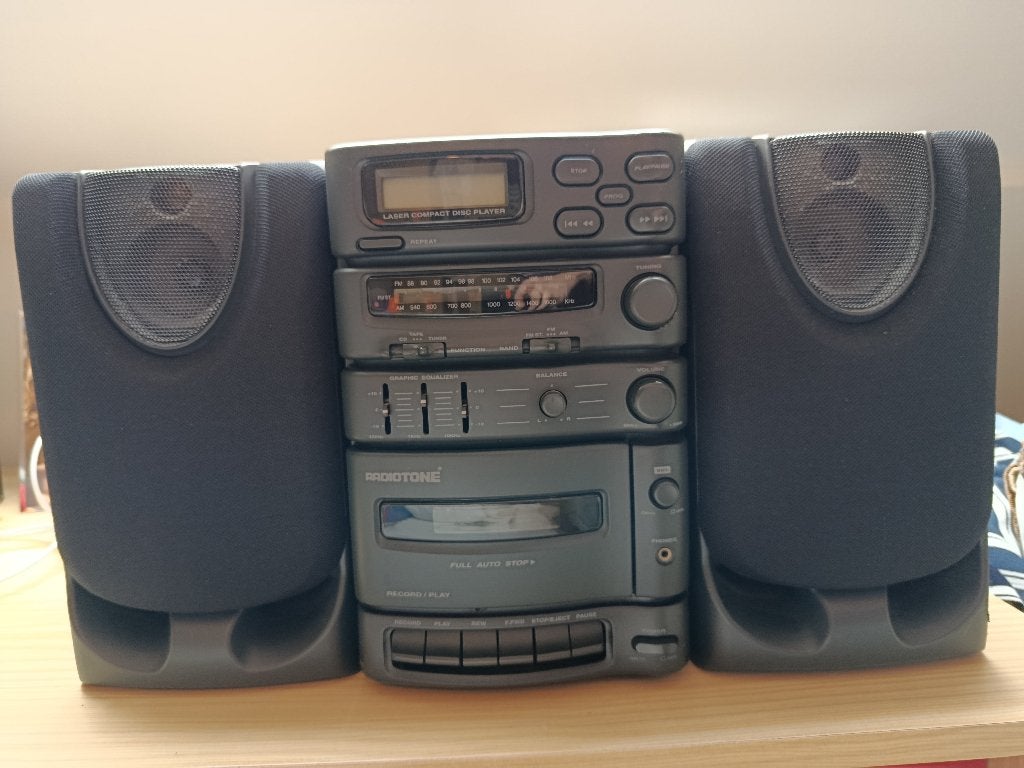 Mini stereo, Audio, Tv en Foto, Ophalen, Gebruikt, Cassettedeck