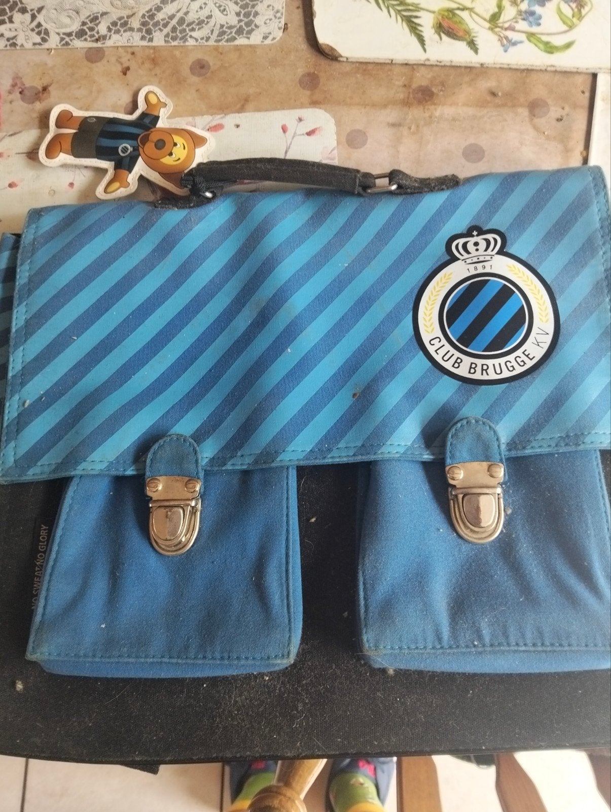 boekentas club Brugge, Bijoux, Sacs & Beauté, Sacs | Cartables, Enlèvement ou Envoi, Neuf