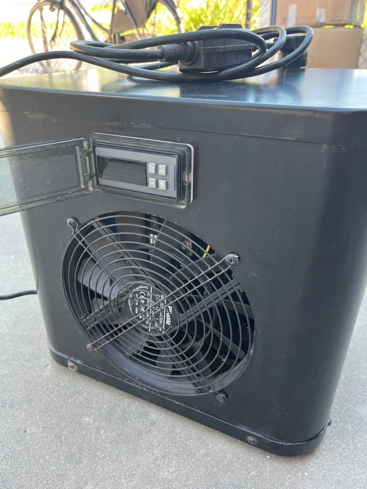 Zwembad warmtepomp, Ophalen, Gebruikt