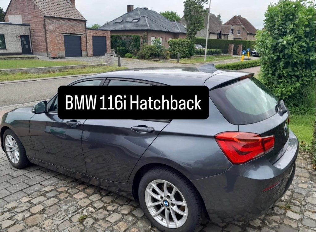BMW 116i Hatchback 2016!, Auto's, Stof, Zwart, Zwart, Bedrijf