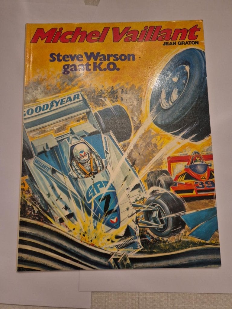 Michel Vaillant – Steve Warson gaat K.O, Livres, Enlèvement ou Envoi, Utilisé