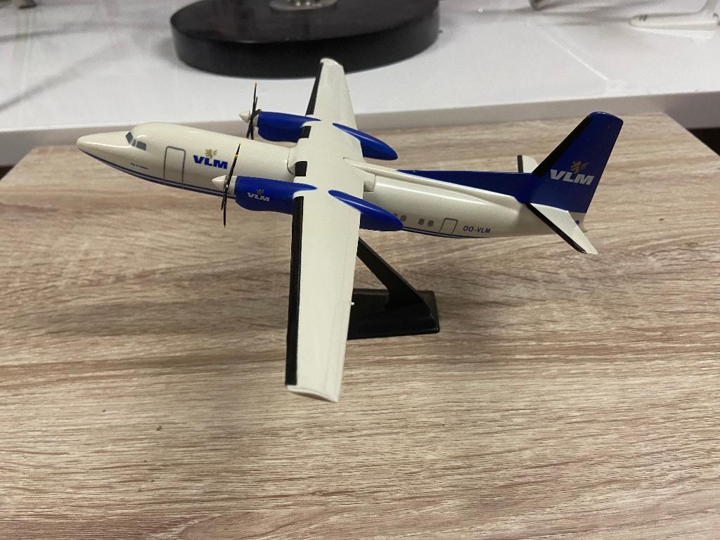 VLM Fokker 50    OO-VLM, Enlèvement ou Envoi, Comme neuf, Modèle réduit