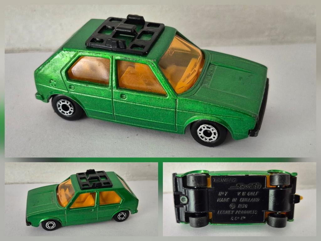 Matchbox SF 7-C 1976 VW Golf (green), Enlèvement ou Envoi, Utilisé, Voiture