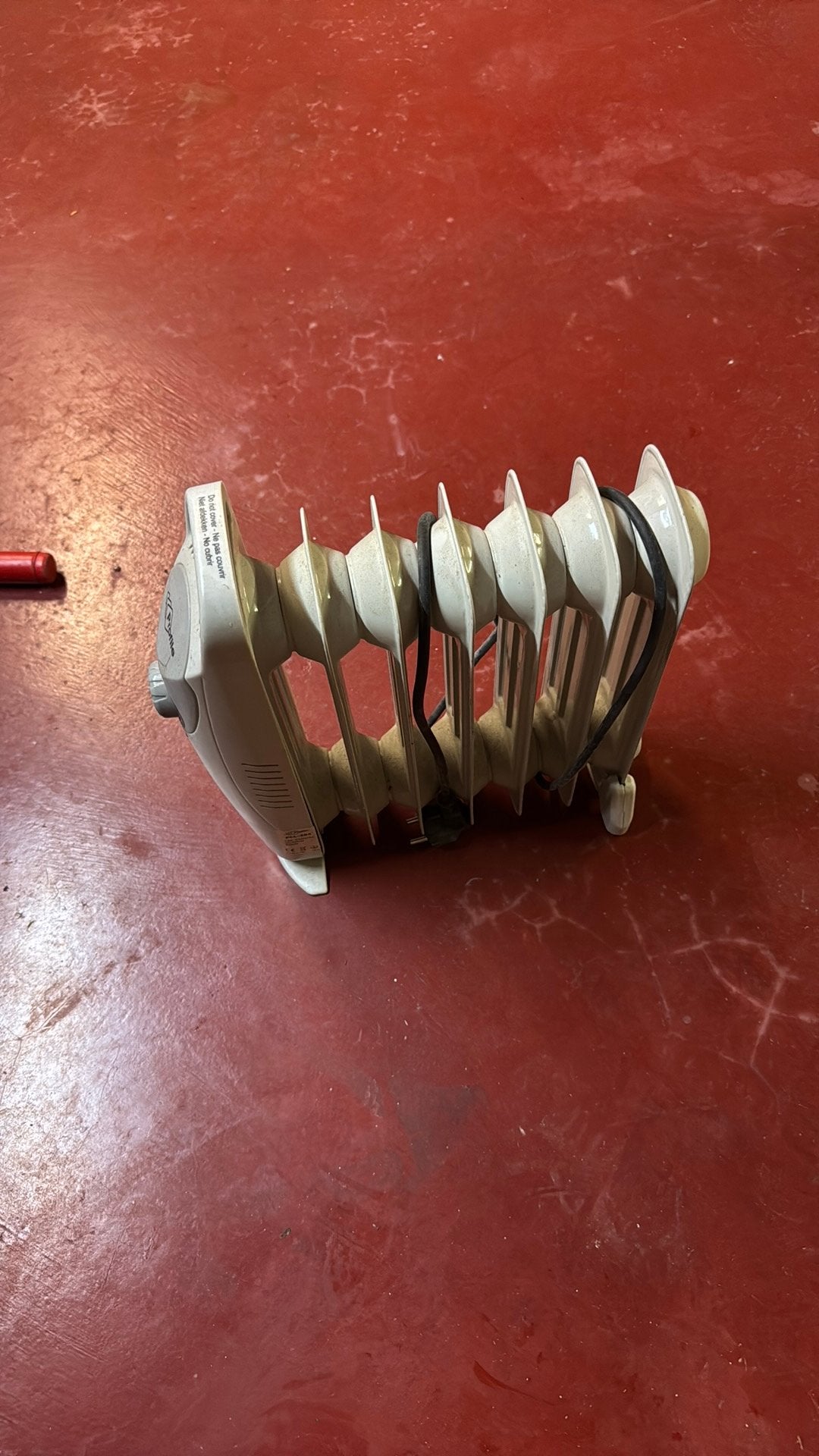 Electrisch radiatortje, Enlèvement