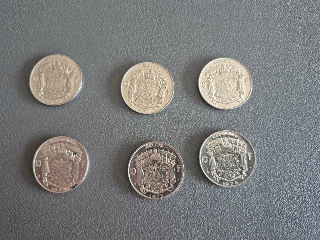 setje 10 franken Belgie., Postzegels en Munten, Ophalen of Verzenden, Setje