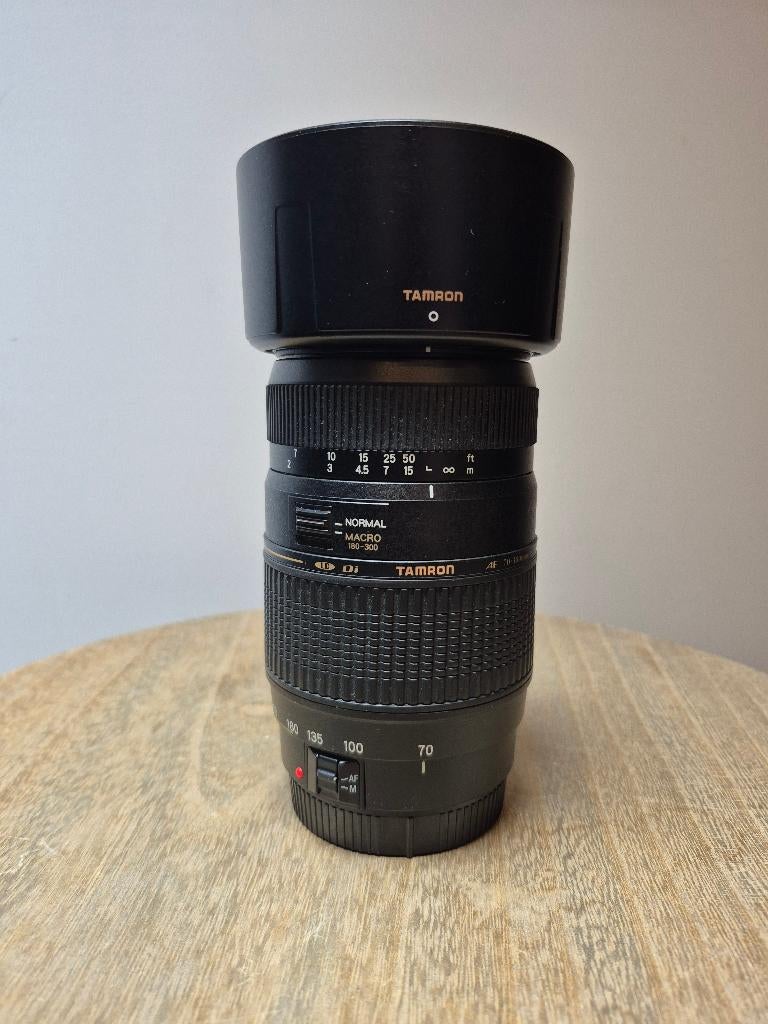 Tamron AF 70–300mm f/4–5.6 telezoom lens voor Canon, Enlèvement ou Envoi, Utilisé, Téléobjectif, Zoom