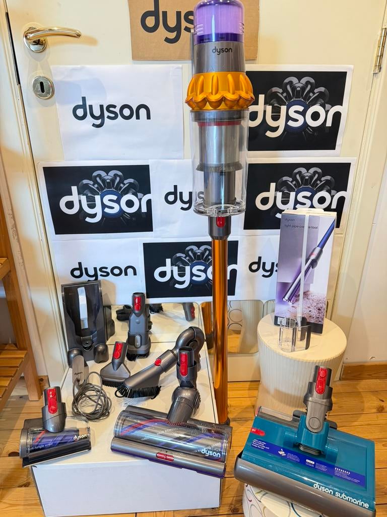 Dyson V15 Submarine modèle qui aspire et lave très bon état, Electroménager, Enlèvement ou Envoi, Comme neuf, Réservoir, Aspirateur