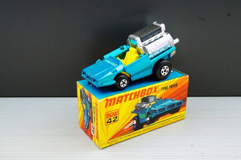 Friteuse à pneus Matchbox 42d Type « I » Box, Enlèvement ou Envoi, Comme neuf, Voiture
