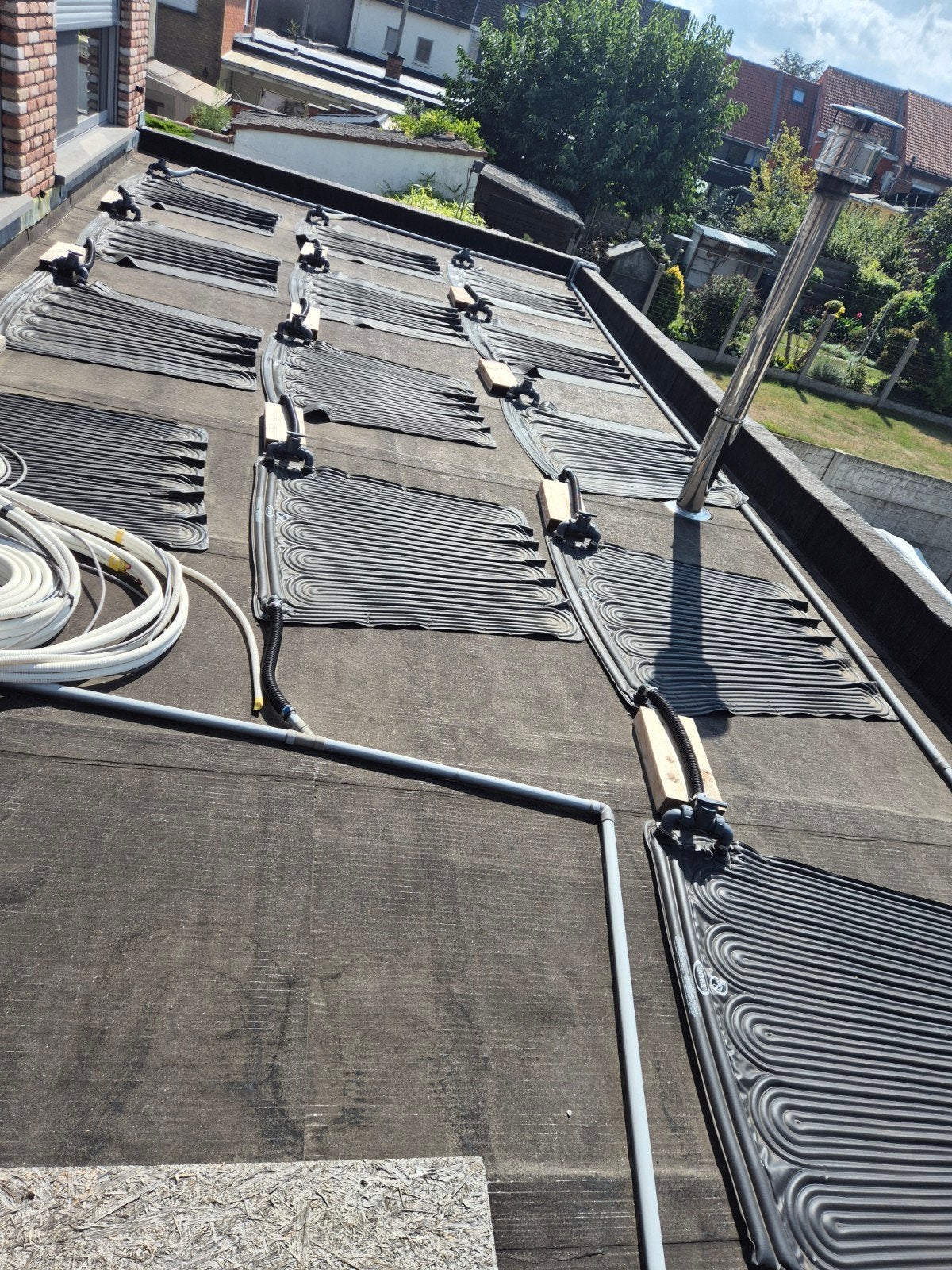 solar verwarming zwembad, Tuin en Terras, Ophalen, Gebruikt, Verwarming