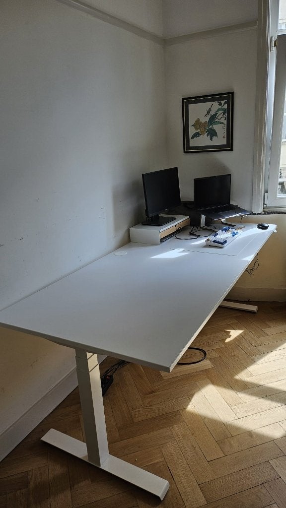 Bureau assis-debout, électrique, Maison & Meubles, 90 cm, Autres marques, Électrique, Bureau assis-debout