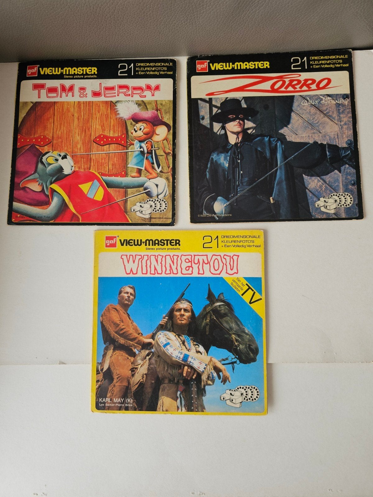 Vieuwmasters 3 Sets jaren 50-60 ties, Ophalen of Verzenden