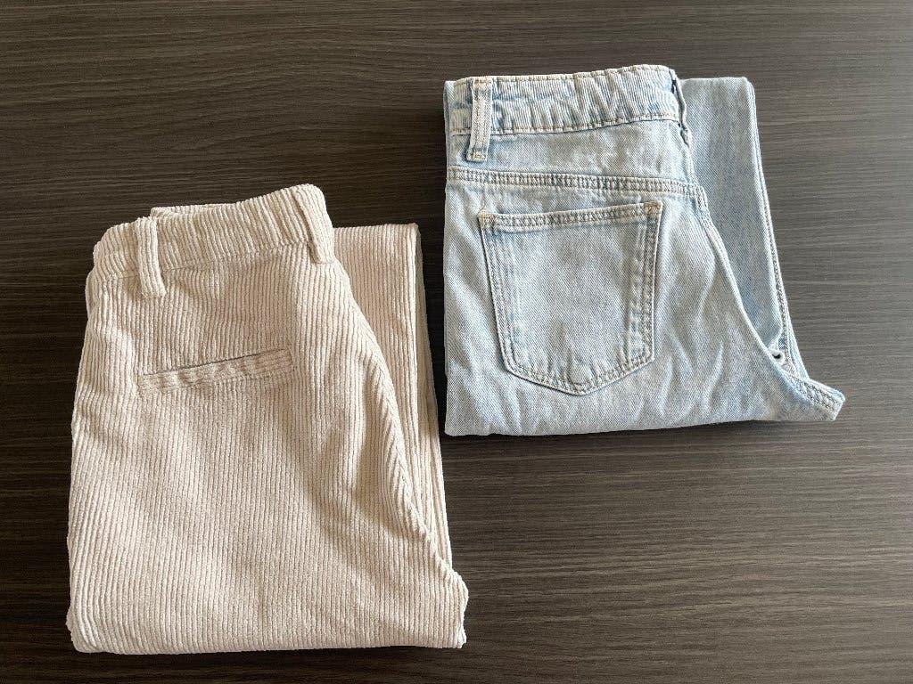 2 lange broeken - Maat 128, Broek, Meisje, Nieuw, Ophalen of Verzenden