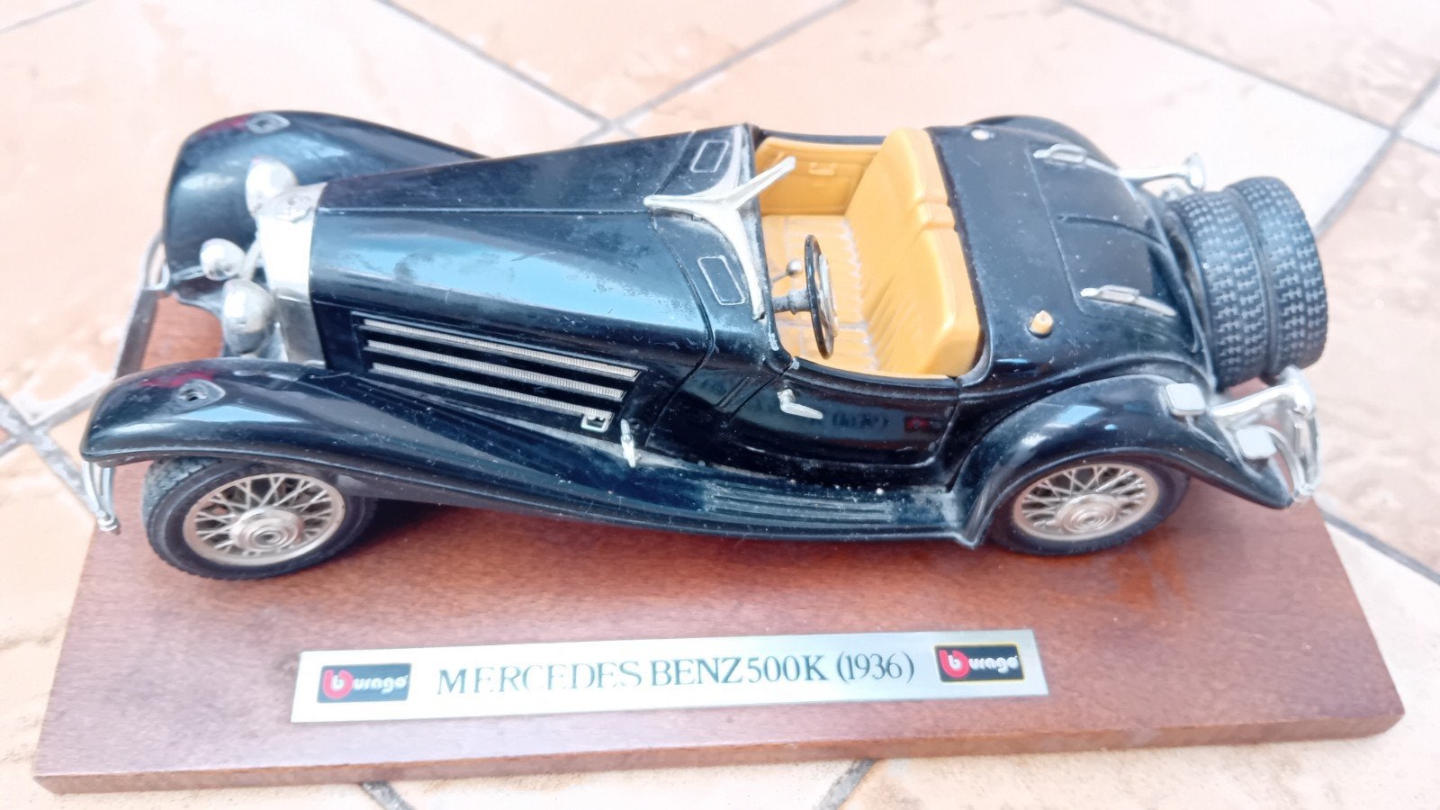 mercedes benz 500k, Hobby & Loisirs créatifs, Enlèvement, Utilisé, Voiture, Burago