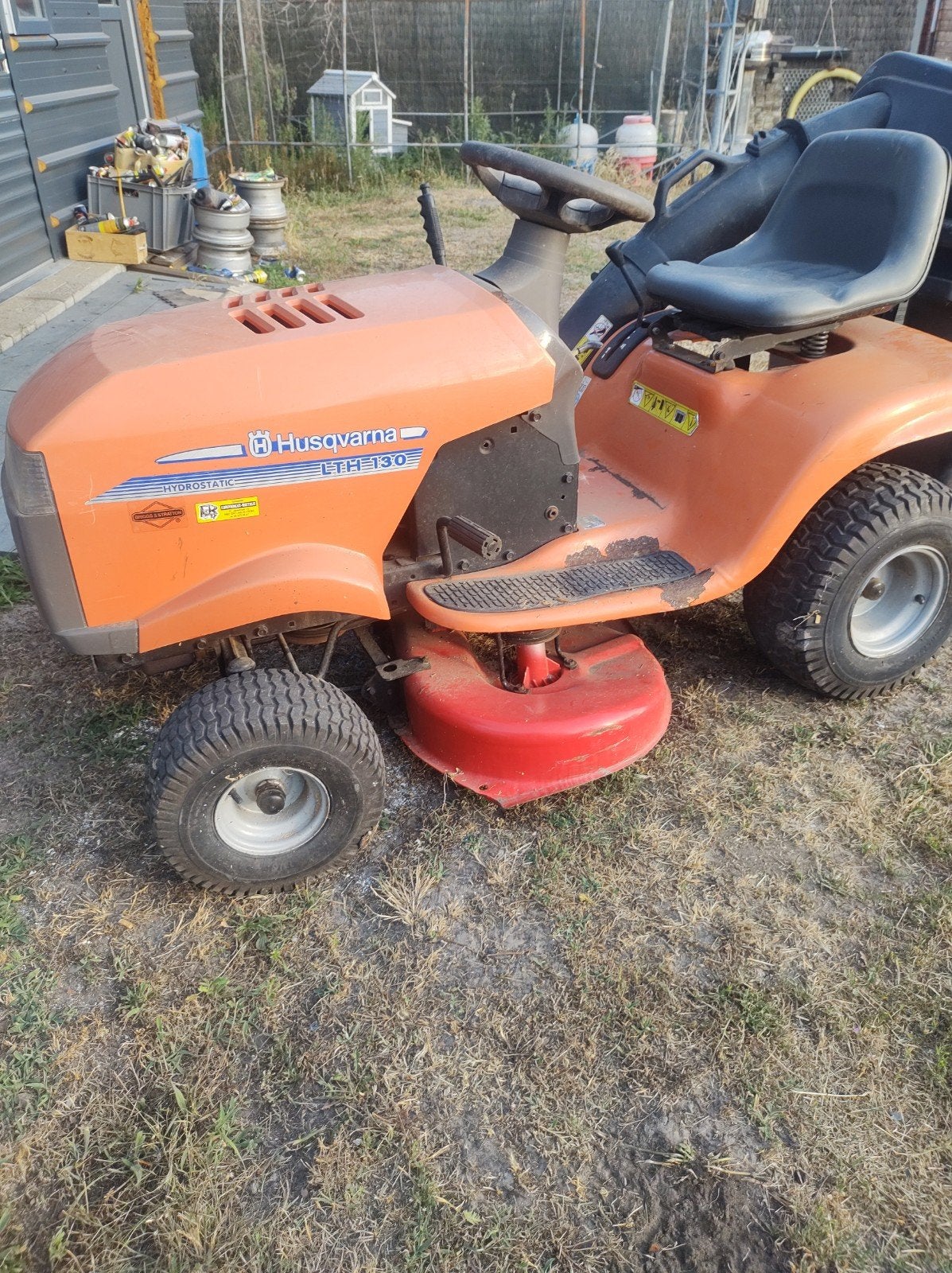 Zitmaaier Husqvarna LTH 130, Tuin en Terras, Ophalen