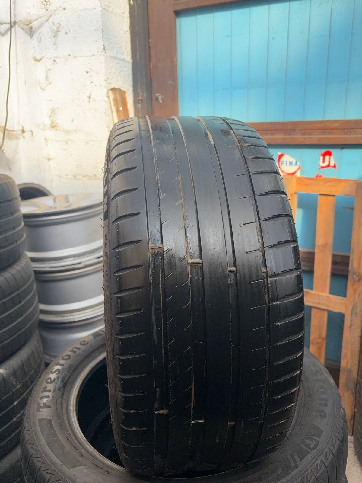 255 40r18 Michelin avec montage et équilibrage, Enlèvement, Utilisé