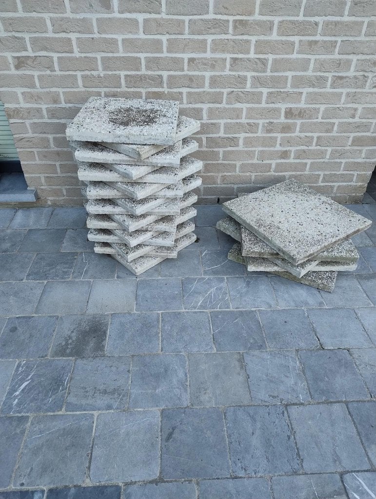 GRATIS 21 terras tegels, Jardin & Terrasse, Tuiles de terrasse, Comme neuf, Enlèvement, Autres matériaux