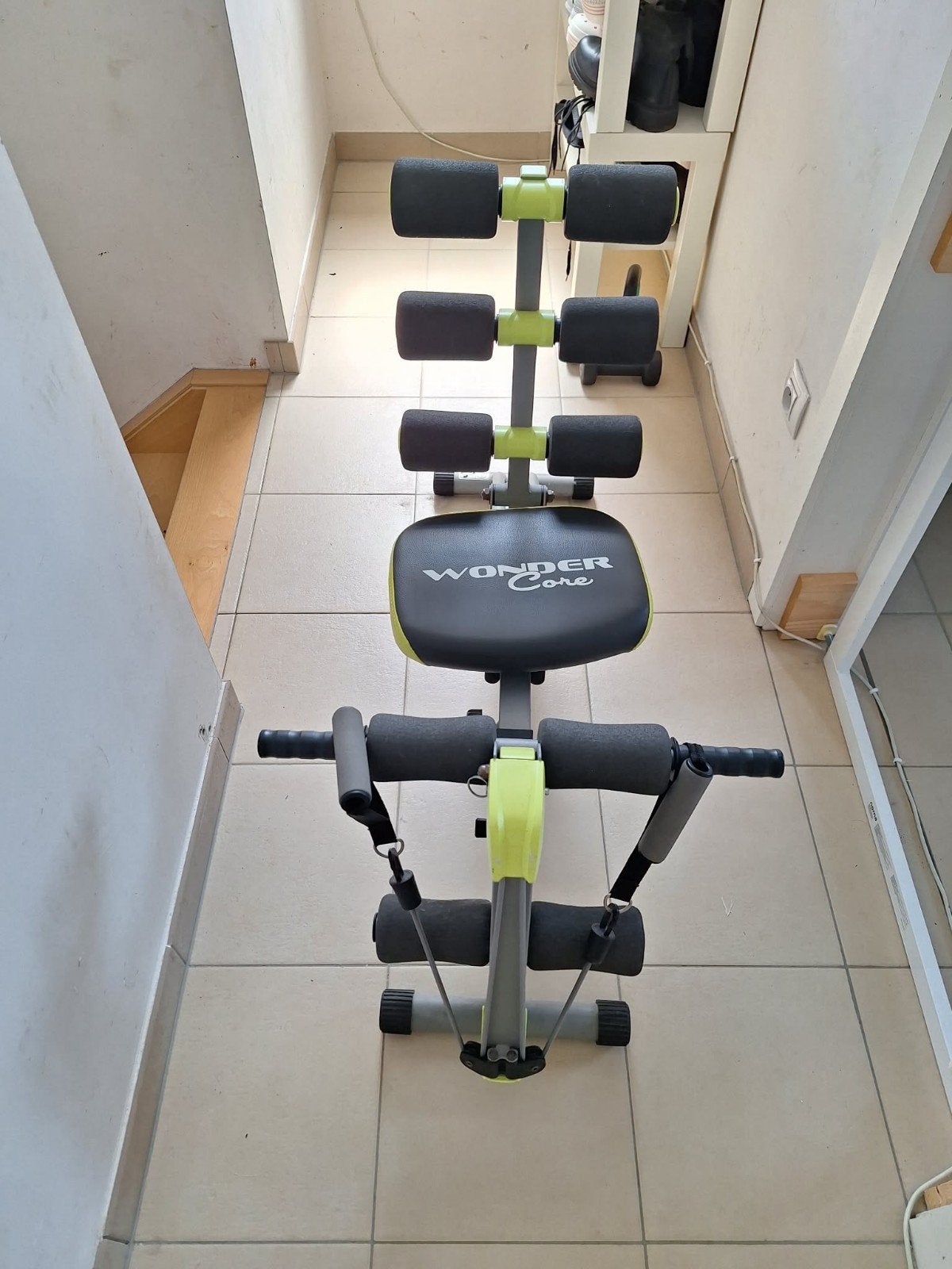 Fitness bank, Ophalen