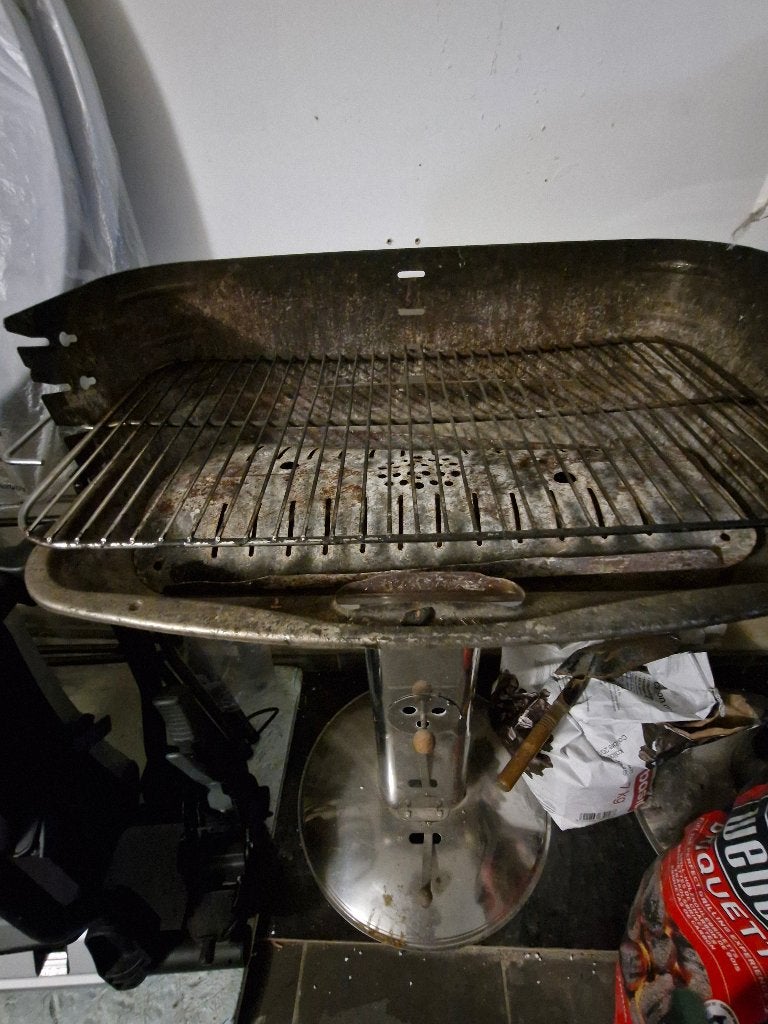 Barbecue langwerpig, Ophalen, Gebruikt