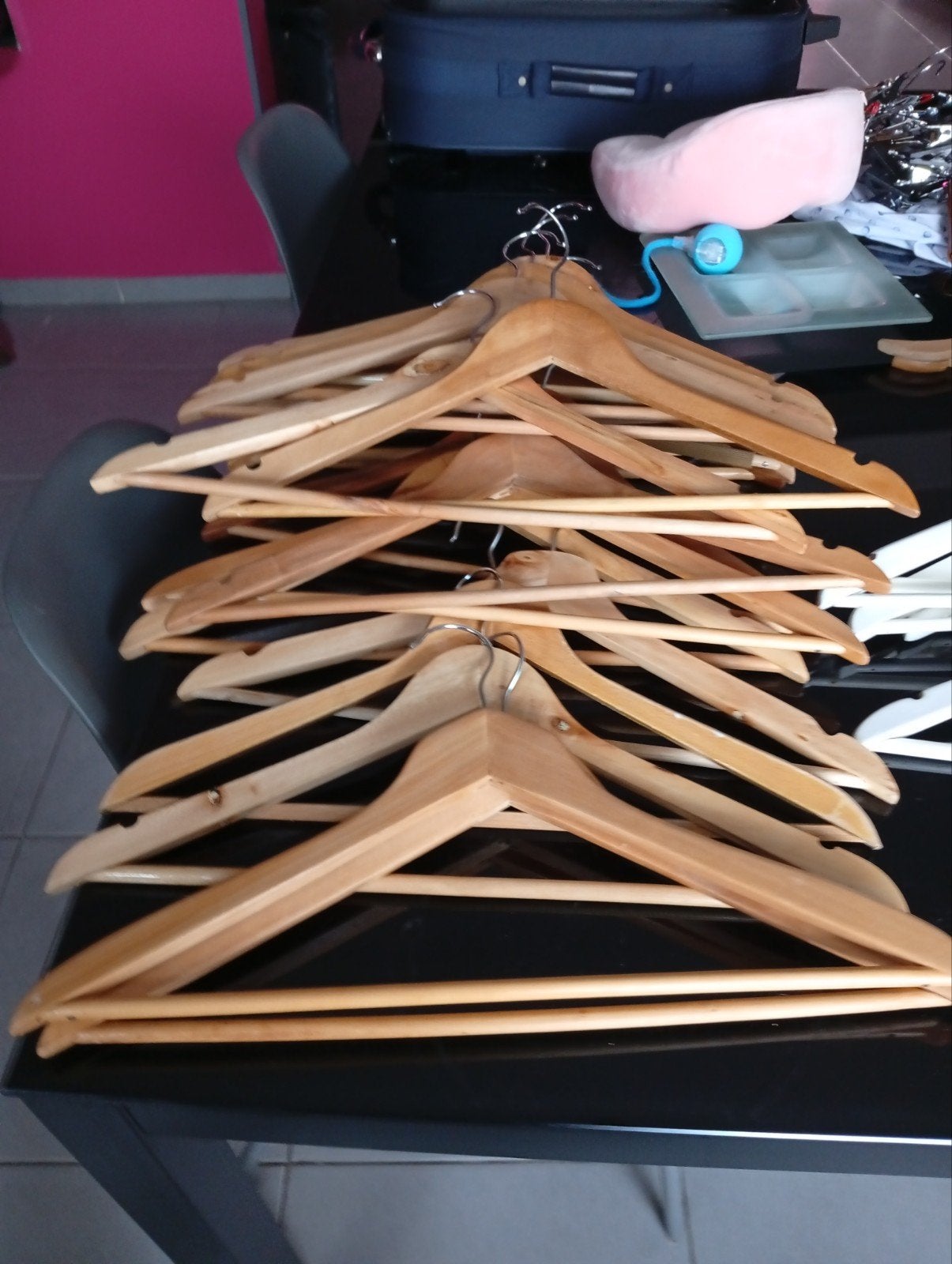 Hangers van massief hout, Kleding | Dames, Kledinghangers, Hout