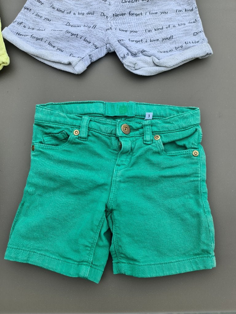 groene korte jeans broek, Limon, 98, Kinderen en Baby's, Kinderkleding | Maat 98, Ophalen, Zo goed als nieuw, Broek