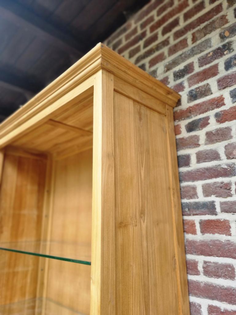 Teak boekenkast/bibliotheekkast GRATIS LEVERING, Ophalen, 200 cm of meer, Indo., Teakhout