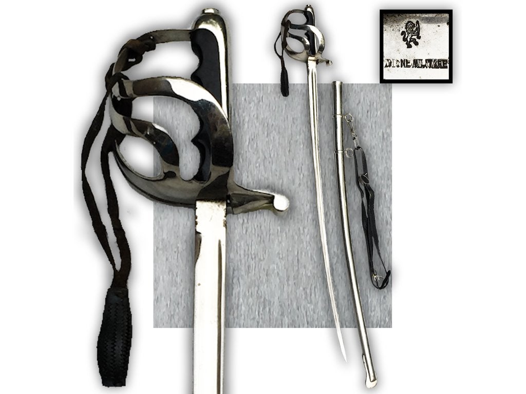 🚨Beau SABRE CAVALERIE ITALIENNE dragonne en cuir Original, Enlèvement ou Envoi, Armée de terre, Épée ou sabre