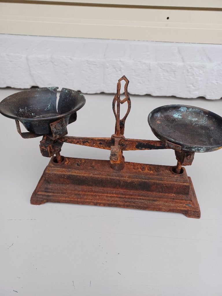 oud weegschaaltje, Antiek en Kunst, Ophalen