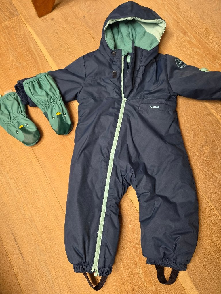 Skipakje Wedze met handschoenen - 18maand, Autres marques, Comme neuf, Enlèvement, Ski
