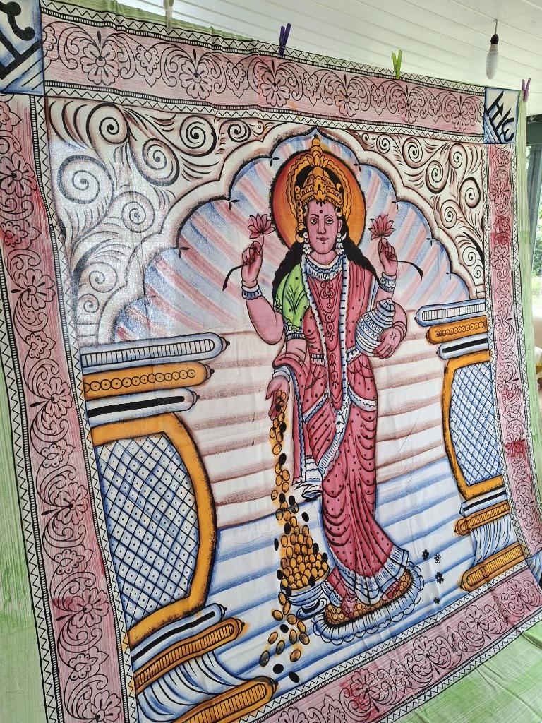 decoratie godin Lakshmi laken, Verzamelen, Overige Verzamelen, Ophalen