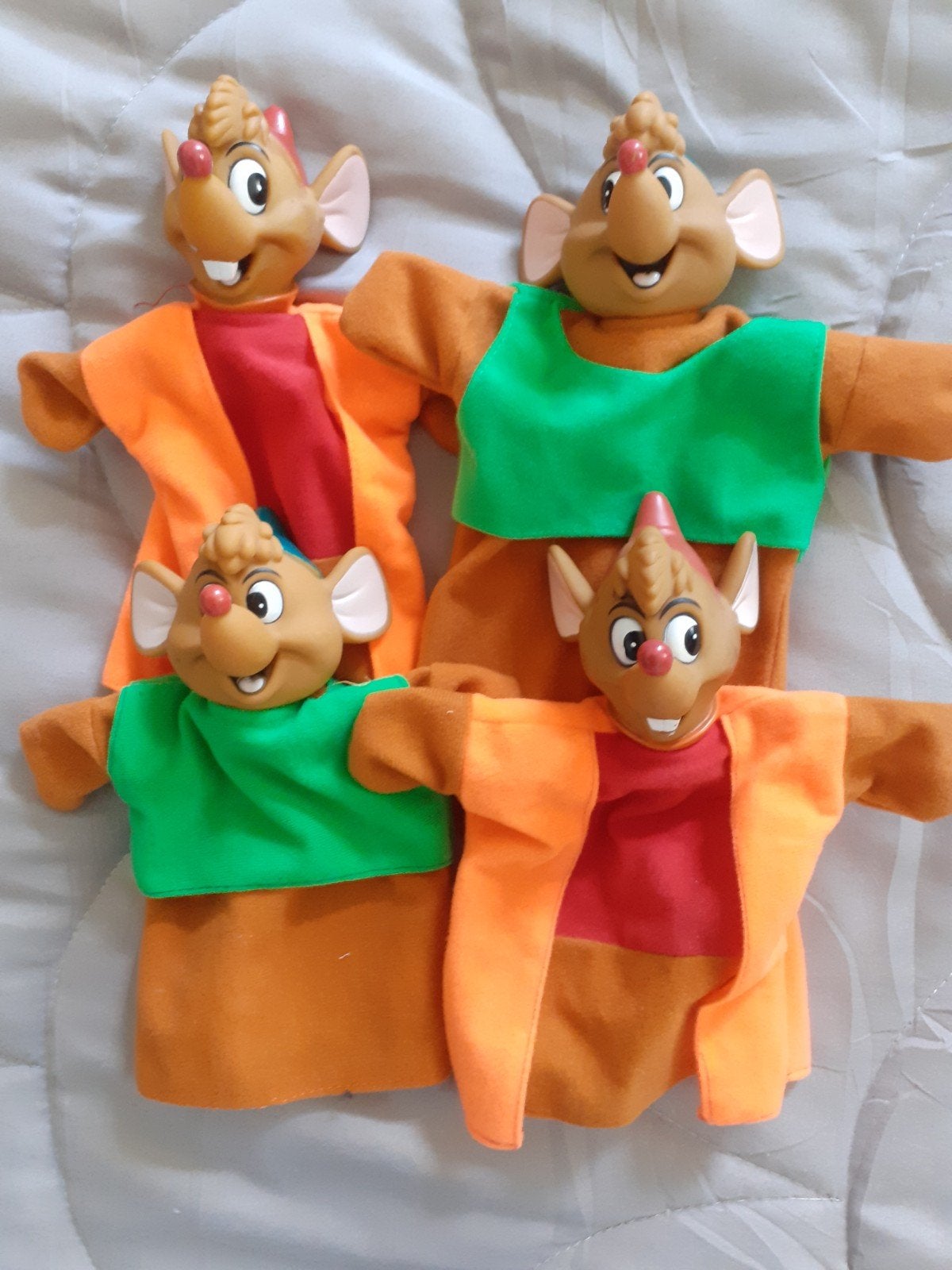 Muizen van Assepoester handpoppen, Collections, Enlèvement ou Envoi