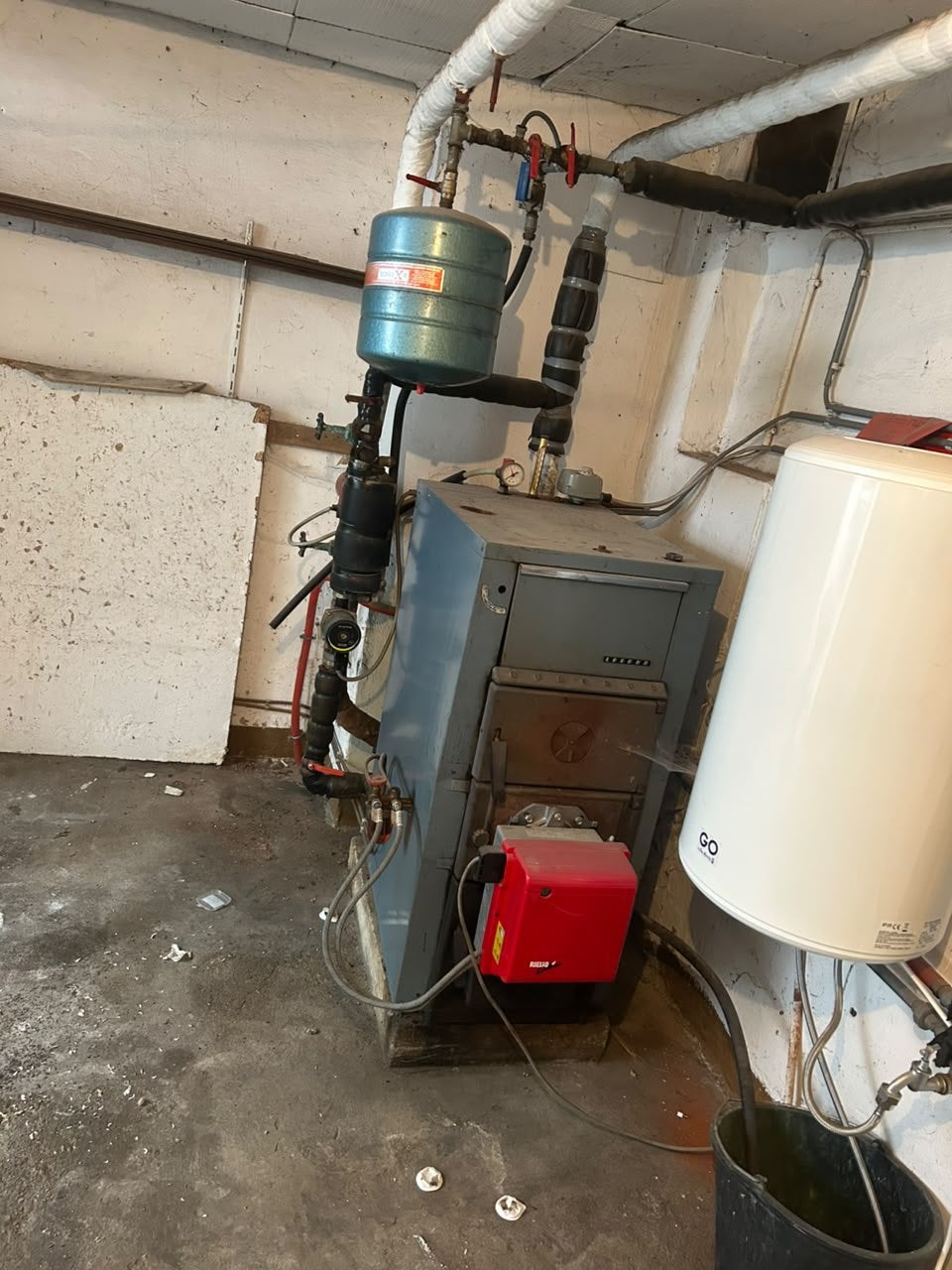 Mazoutketel met alle toebehoren, Doe-het-zelf en Bouw, Ophalen, Zo goed als nieuw