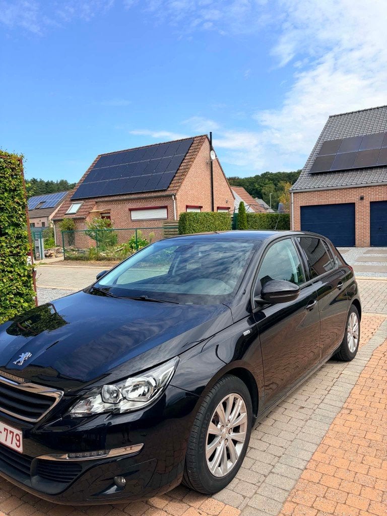 Peugeot 308, Auto's, Stof, Zwart, Zwart, 5 deurs