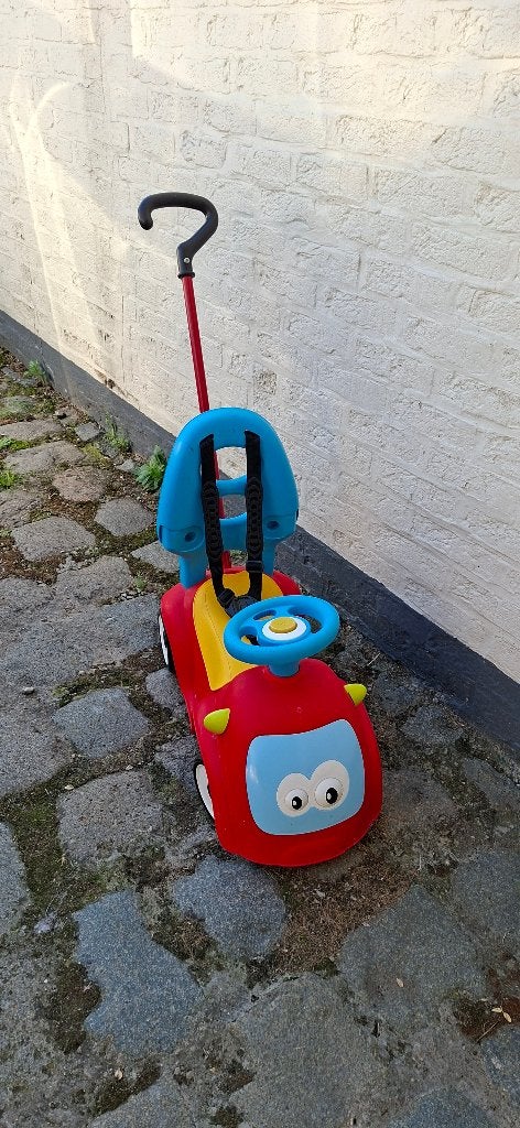 Loopauto met stang, Ophalen