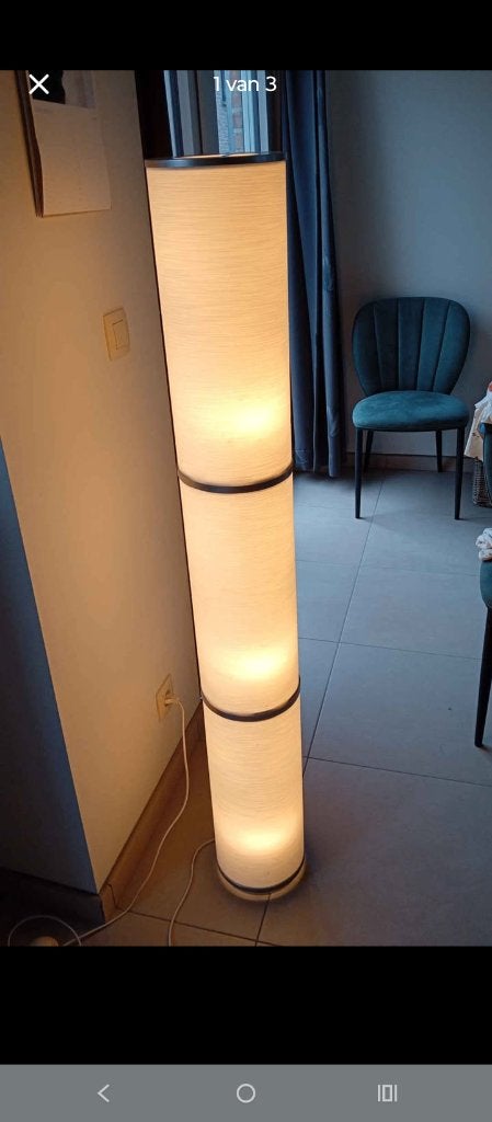 Staanlamp, Enlèvement, Utilisé, Textile, 100 à 150 cm