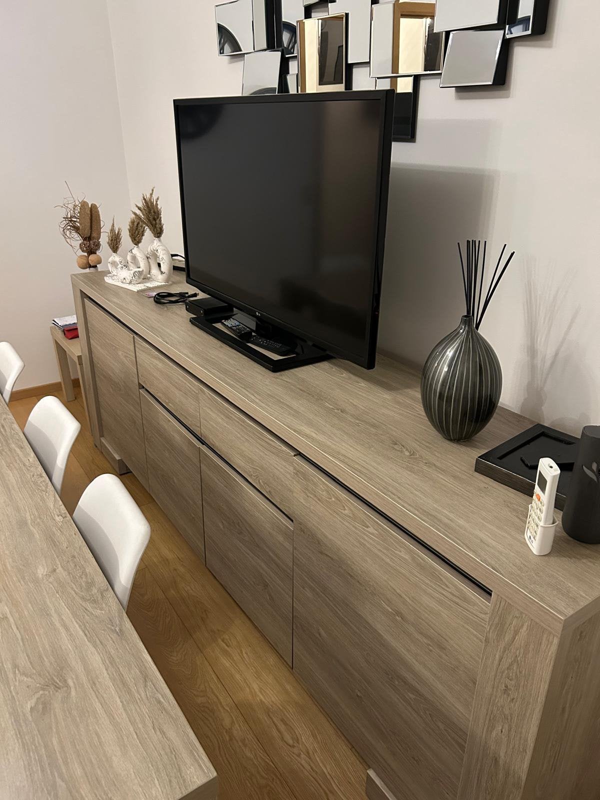 Meuble tv commode RENO, Maison & Meubles, 200 cm ou plus, Comme neuf, Enlèvement, 100 à 150 cm