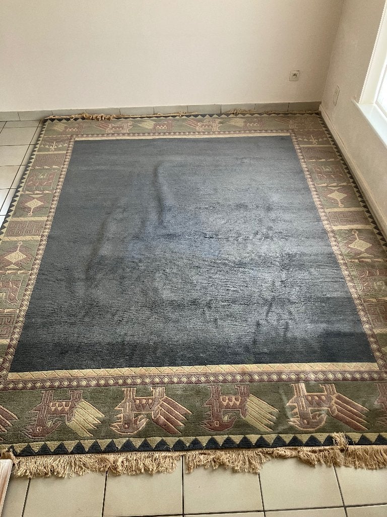 Nepal handgeknoopt tapijt groot 7,75 m2, Nepal, 200 cm ou plus, 200 cm ou plus, Enlèvement