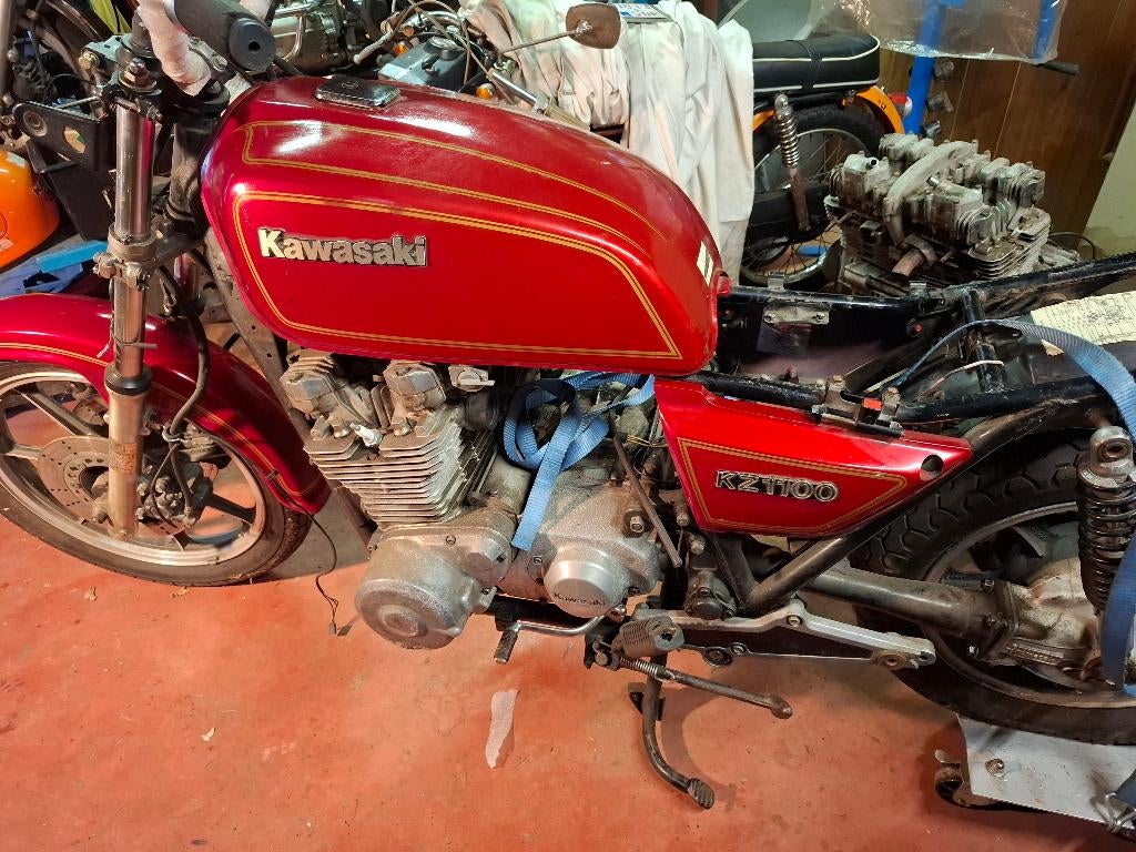 Kawasaki Z1100ST, Enlèvement, Utilisé