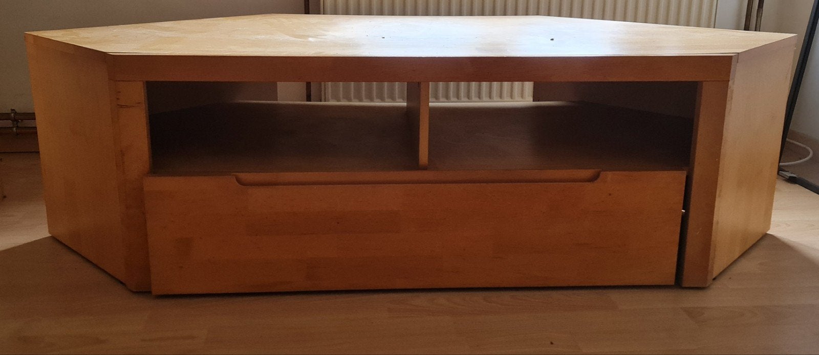 meuble TV en bois clair, Maison & Meubles, Enlèvement, Utilisé