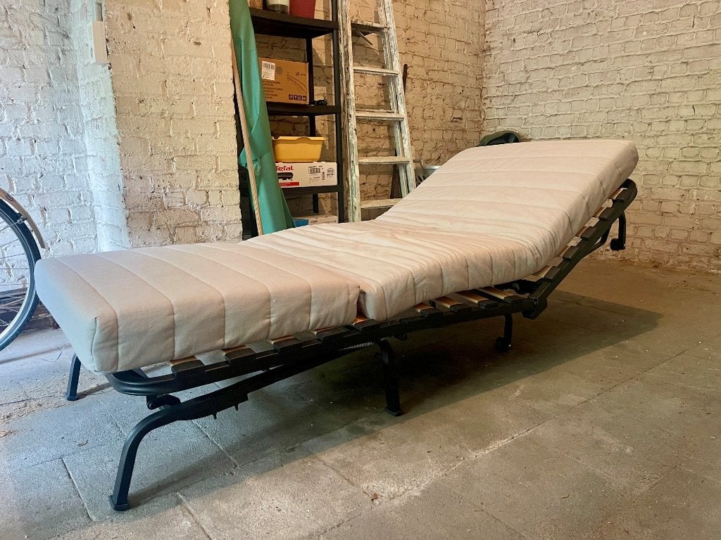 Lit pliable 1 personne, Huis en Inrichting, Slaapkamer | Bedden, Ophalen, Gebruikt, Eenpersoons, Zwart