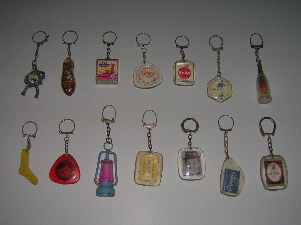 Oude sleutelhangers, Ophalen