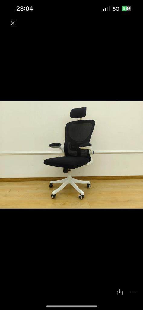 Chaise de bureau noir ou blanc NEUF Emballé dans le carton, Enlèvement, Neuf, Blanc, Chaise de bureau