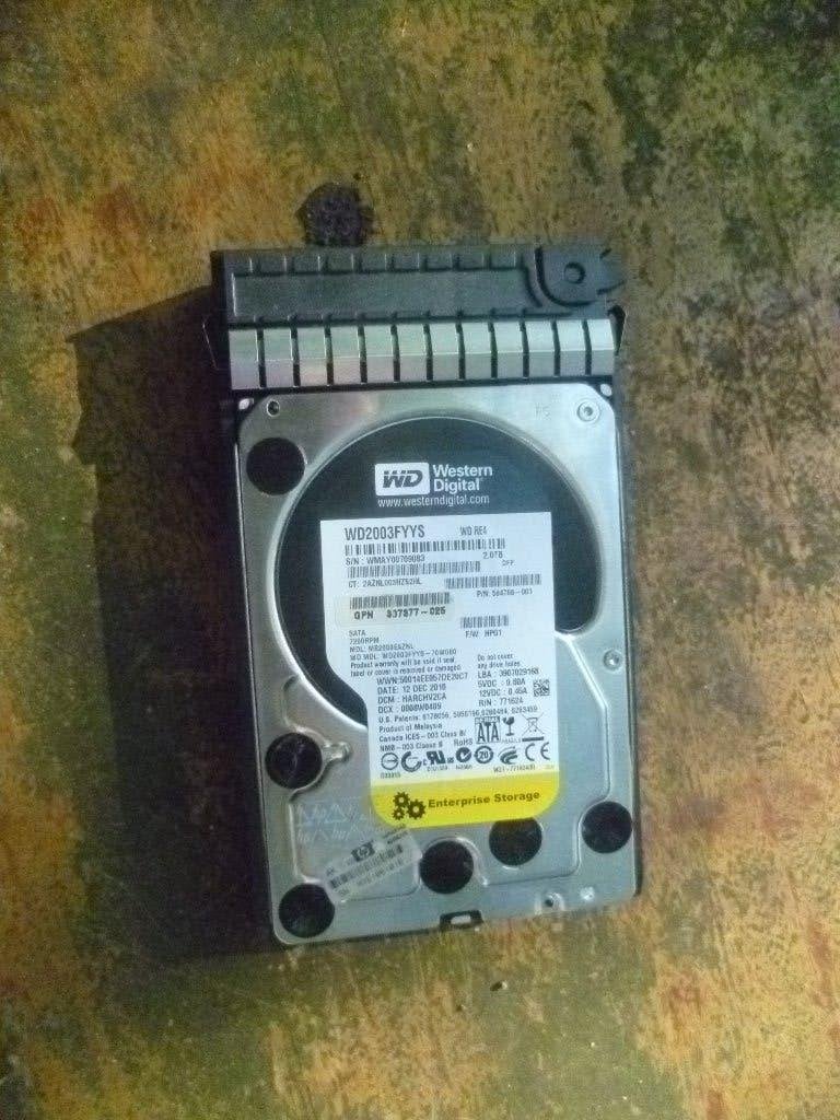 harde schijf 2tb sata western digital, Enlèvement, SATA