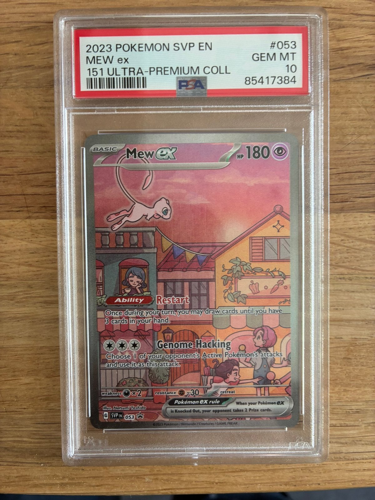 Mew ex 053 PSA 10, Ophalen, Zo goed als nieuw