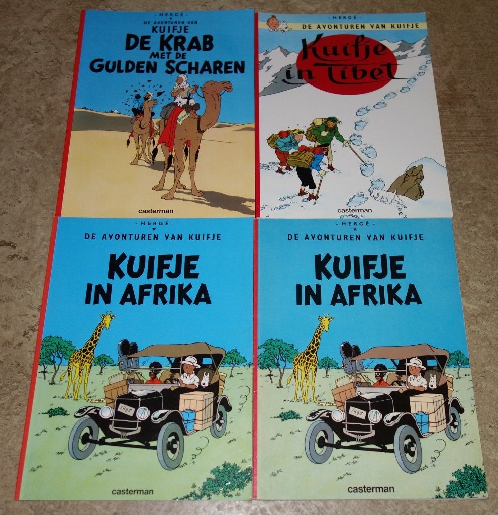 Verzameling strips Kuifje., Boeken, Stripverhalen, Gelezen, Meerdere stripboeken, Ophalen of Verzenden