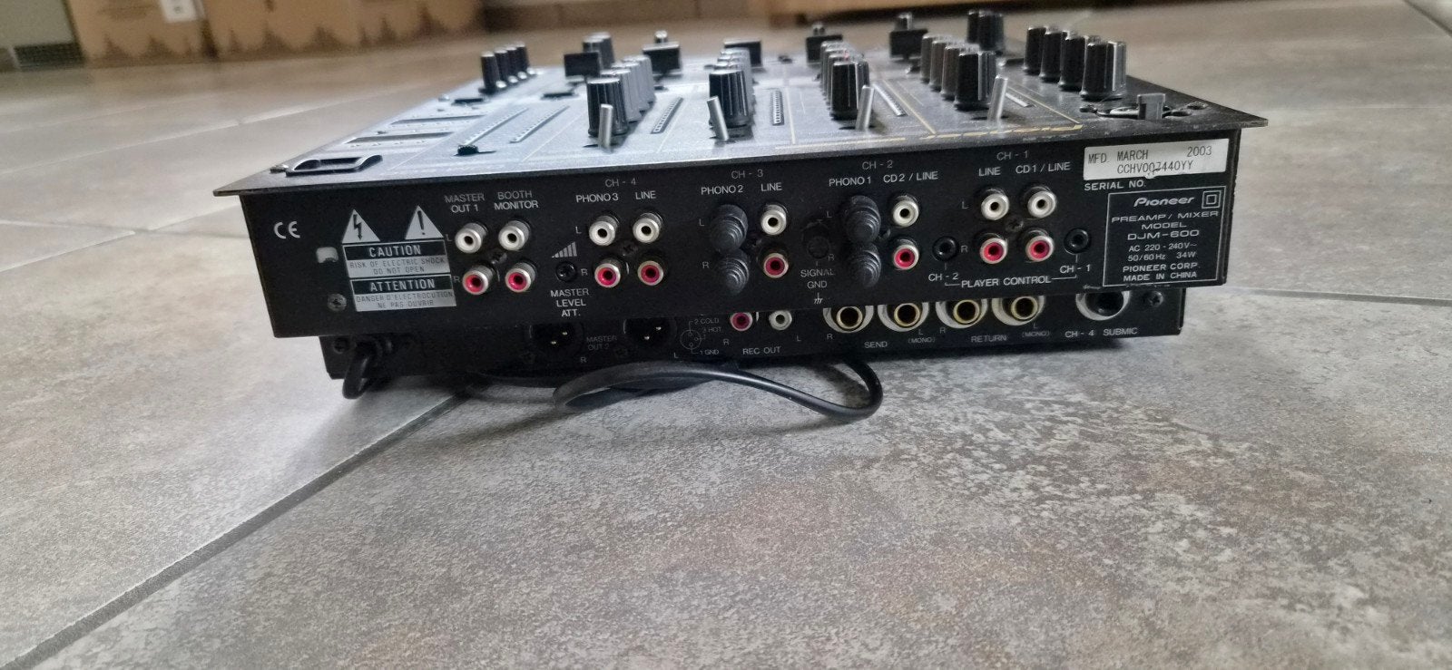 pioneer djm600, Muziek en Instrumenten, Ophalen of Verzenden