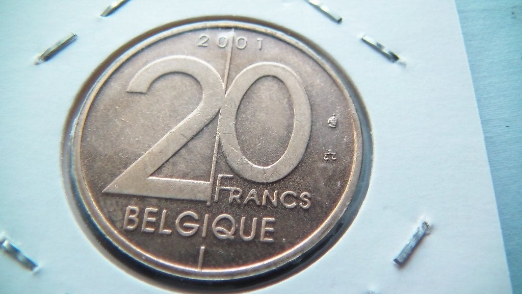 belgique 20 francs 2001 (60.000ex), Enlèvement, Belgique