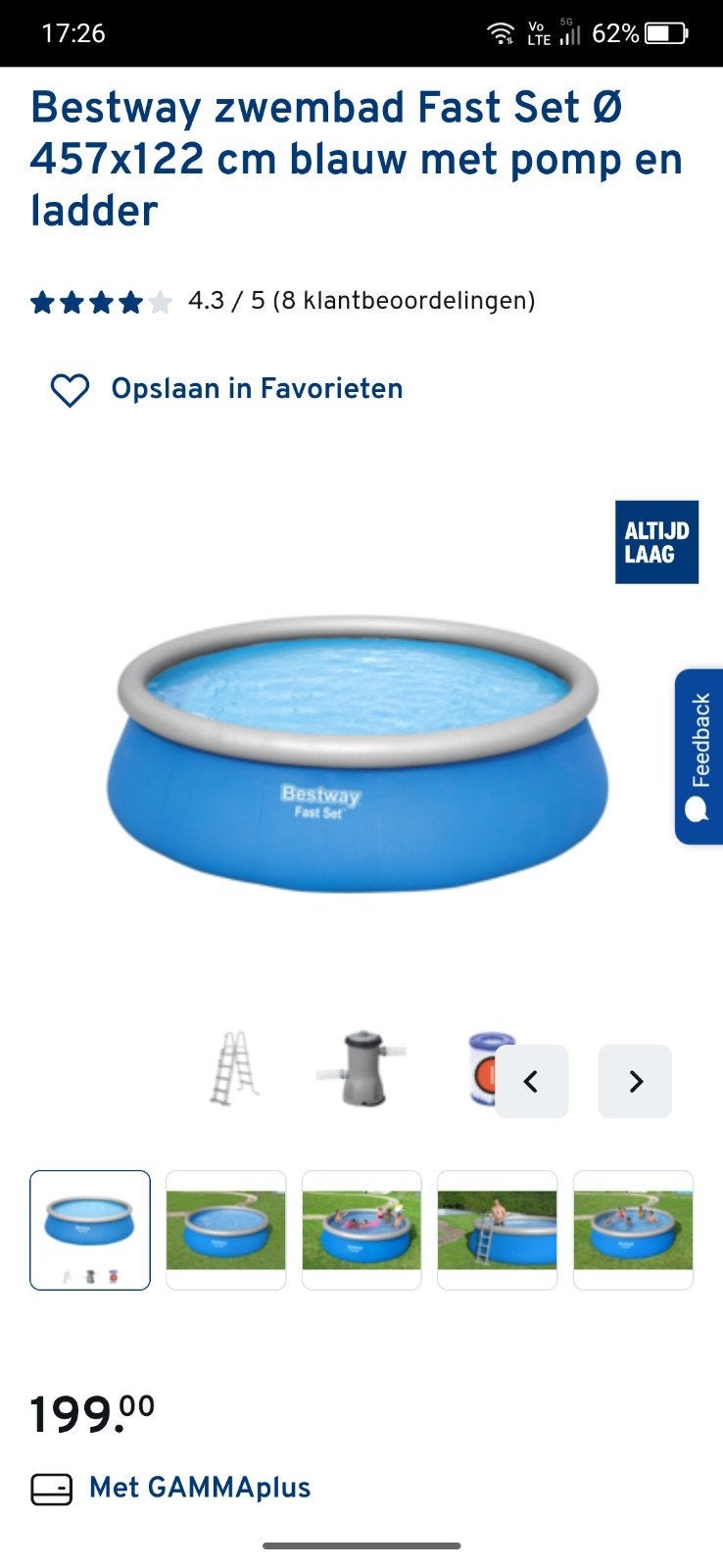 zwembad gratis, Enlèvement, Comme neuf, Piscine gonflable