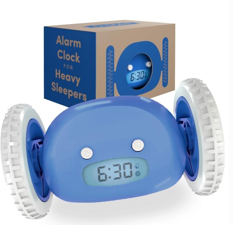 Nanda Home Clocky- Alarm clock on wheels, Electroménager, Enlèvement ou Envoi, Neuf, Digital