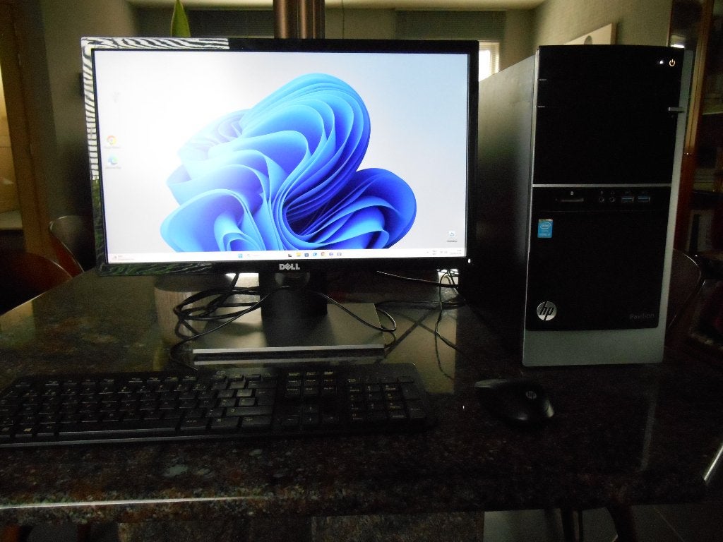 i5/8GB/60GB SSD +1TB HDD scherm/klavier/muis/boxen Win11Pro, Ophalen, Met videokaart, HDD