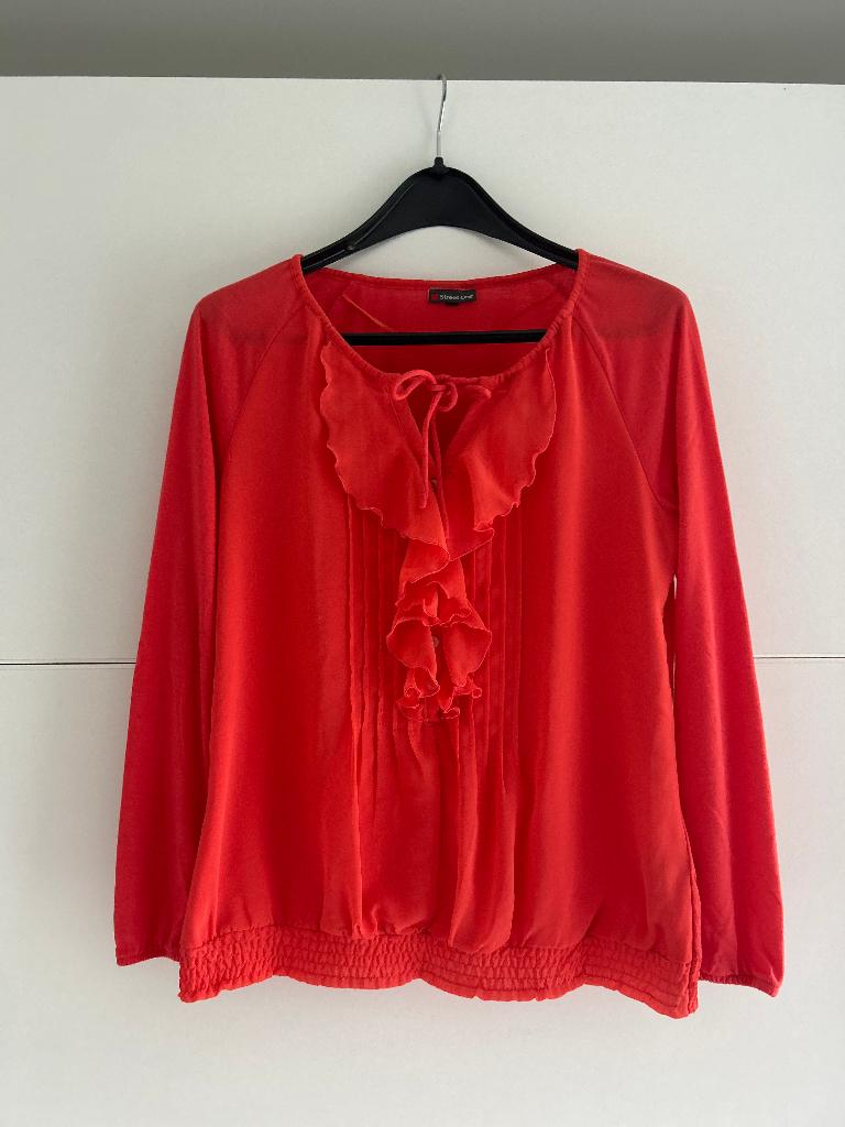 Street One koraalkleurige blouse, Maat 38/40 (M), Street One, Ophalen of Verzenden, Zo goed als nieuw